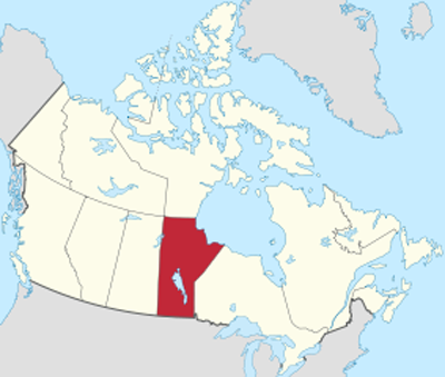 manitoba map