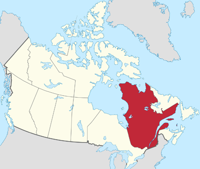 quebec map